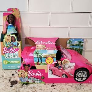 Barbie doll & car